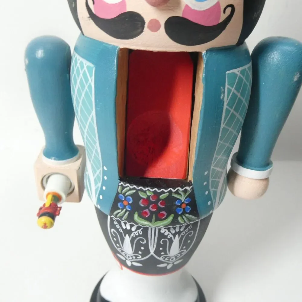 Original Perzy House of Tyrol Nutcracker Wooden Handpainted Austria